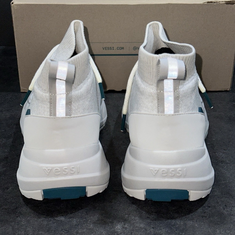 Vessi Cloudburst High Top Womens Size 9 Waterproof Sneakers Hiking Frost White - Picture 4 of 11